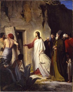 Mormon Jesus Raises Lazarus from the Dead